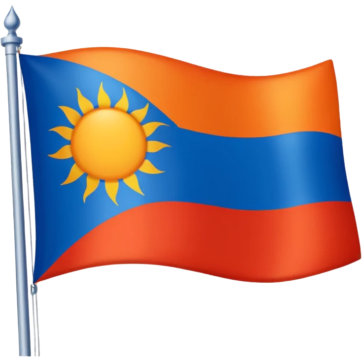 Drapeau Katangais emoji