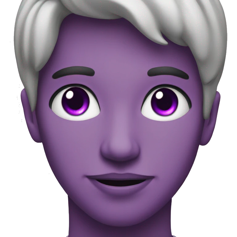 Rolling eyes with purple hearts surrounding face  emoji