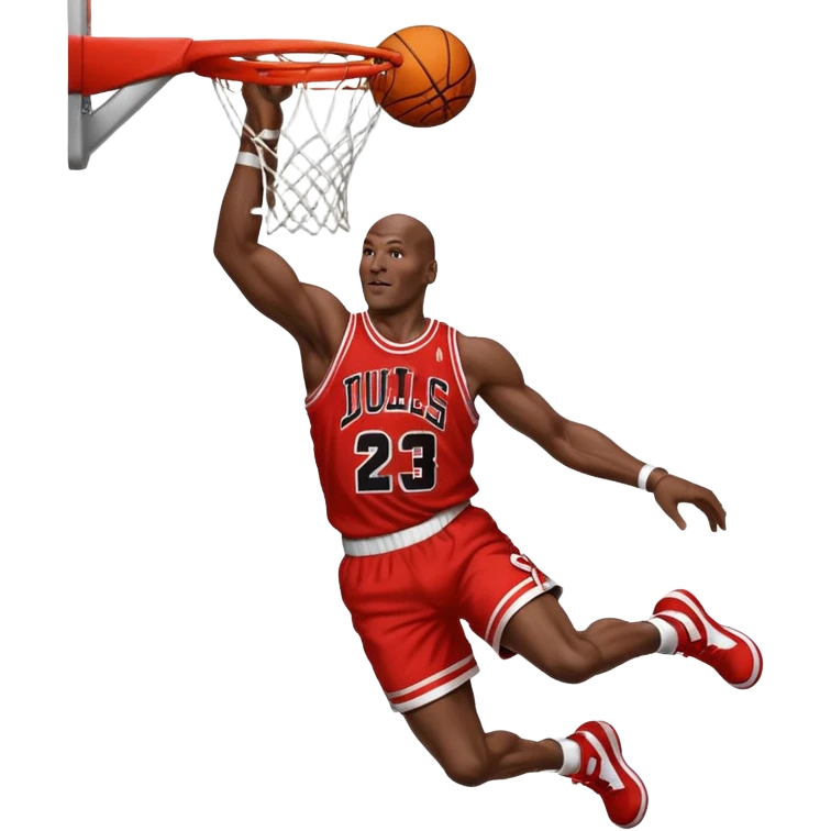 Micheal Jordan dunk emoji