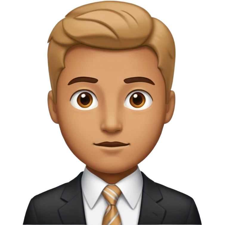 Man tie freedom emoji