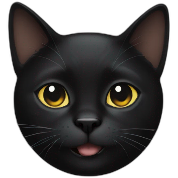 Black cat emoji