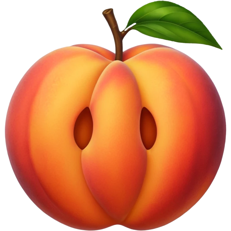 thicker Peach emoji