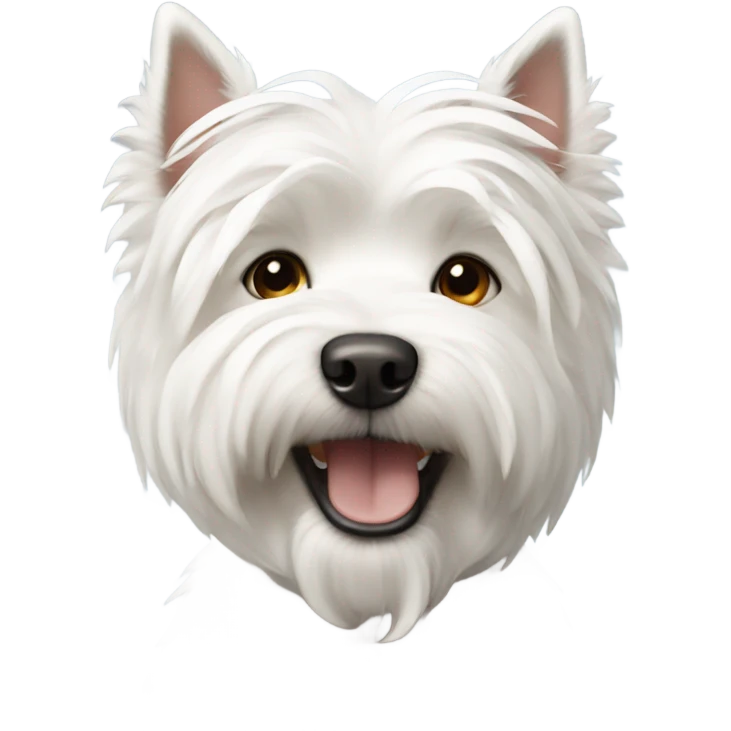 One White westies  emoji