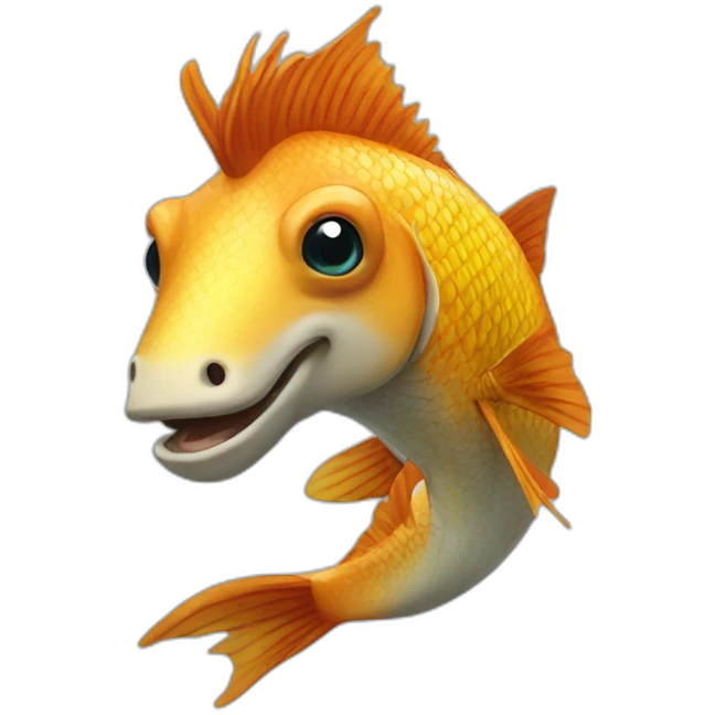 Fish horse emoji