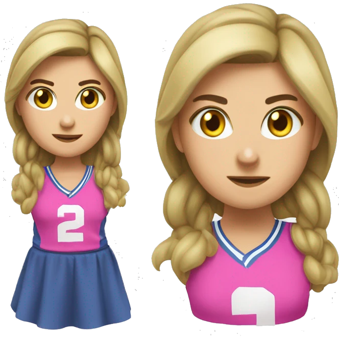 Толстая девушка занимается спортом emoji