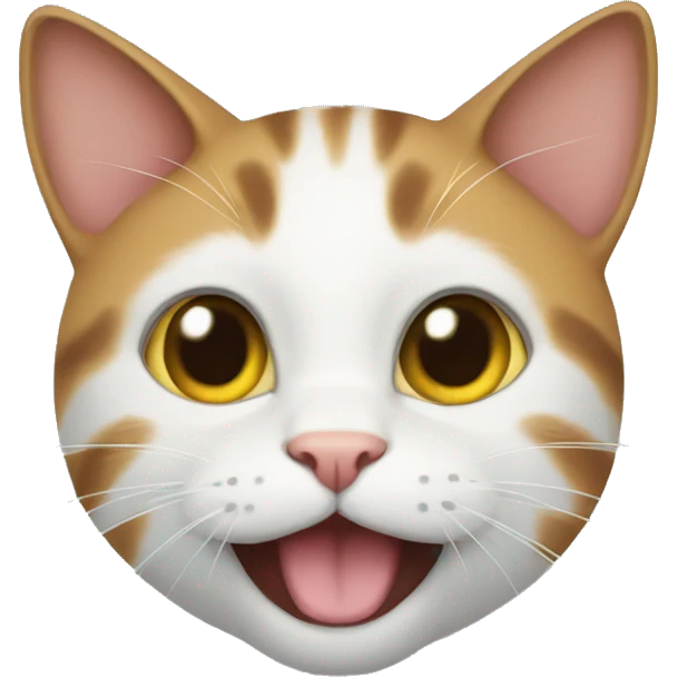 Cat wat the Three  emoji