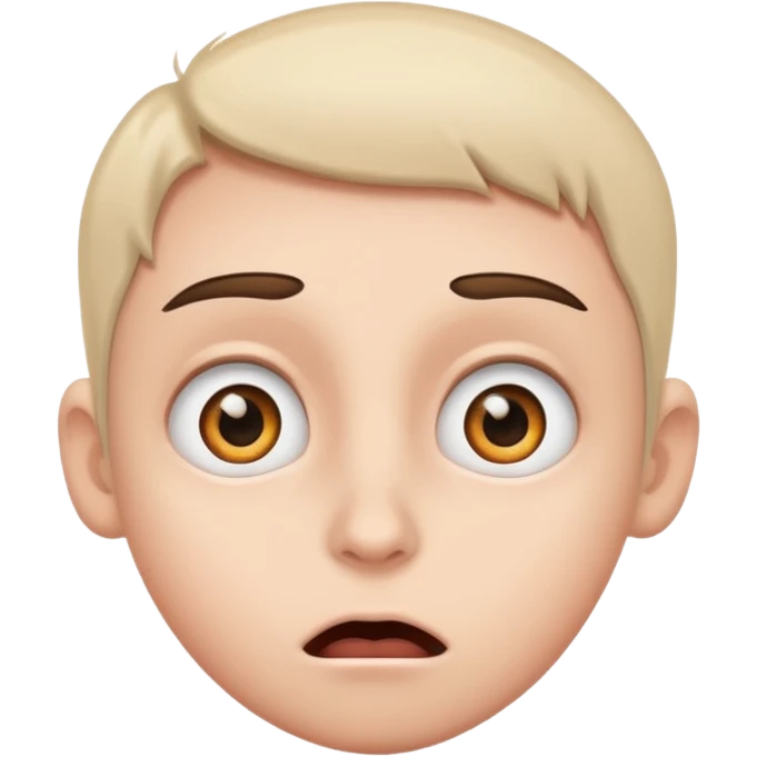 Face whit Eye pop like cartoons for surpirse emoji