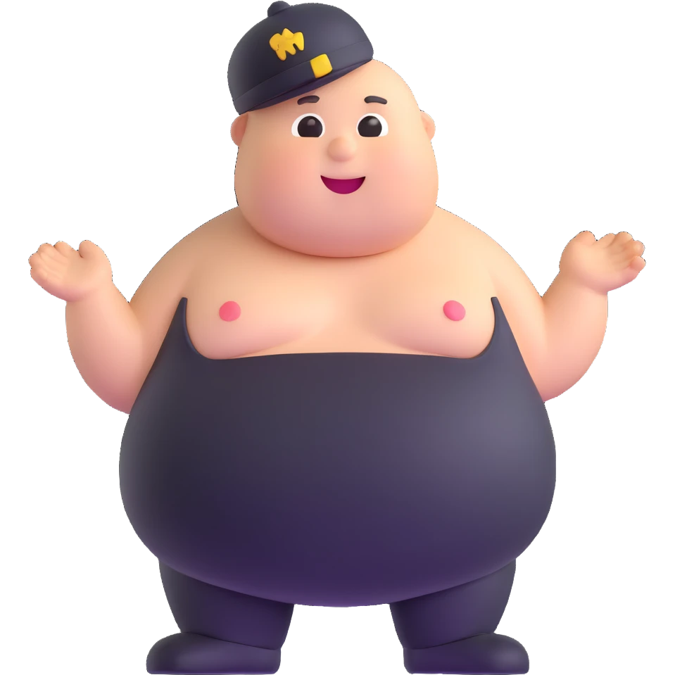 chubby character emoji