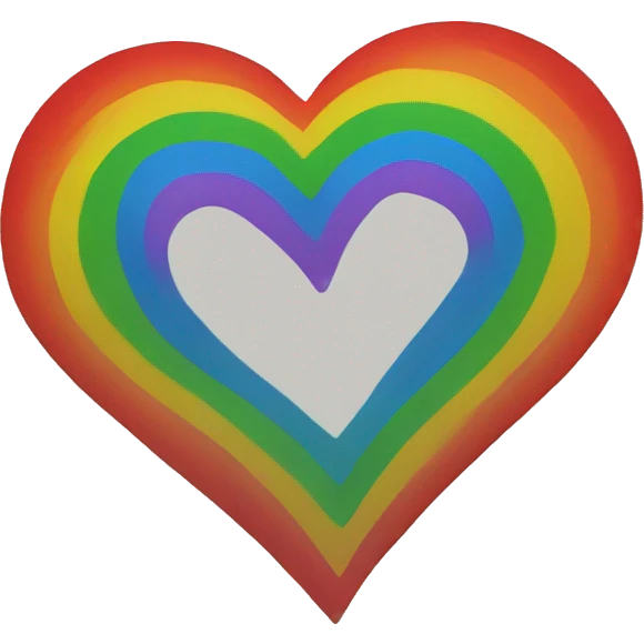 Rainbow Heart 🩷 emoji