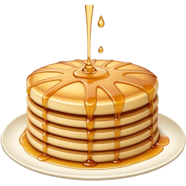 Pfannkuchen mit Sirup emoji