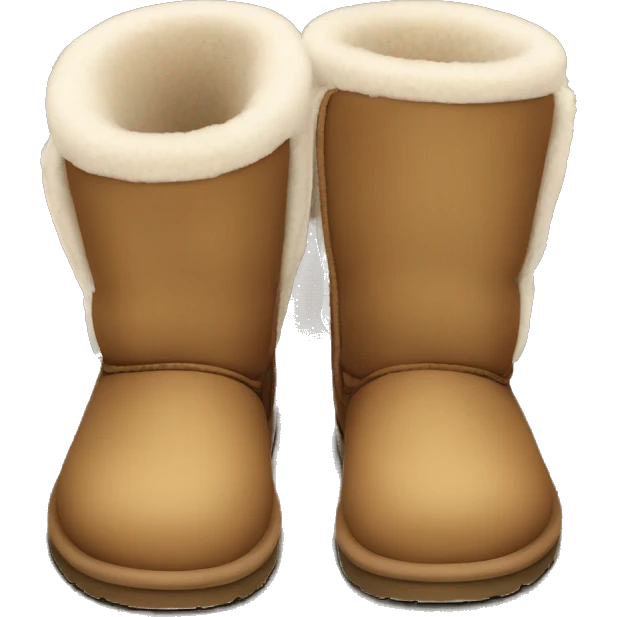 Ugg boots from the top emoji