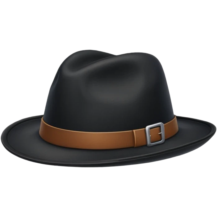 Black hat 🧢 emoji
