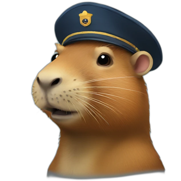 captain capybara emoji