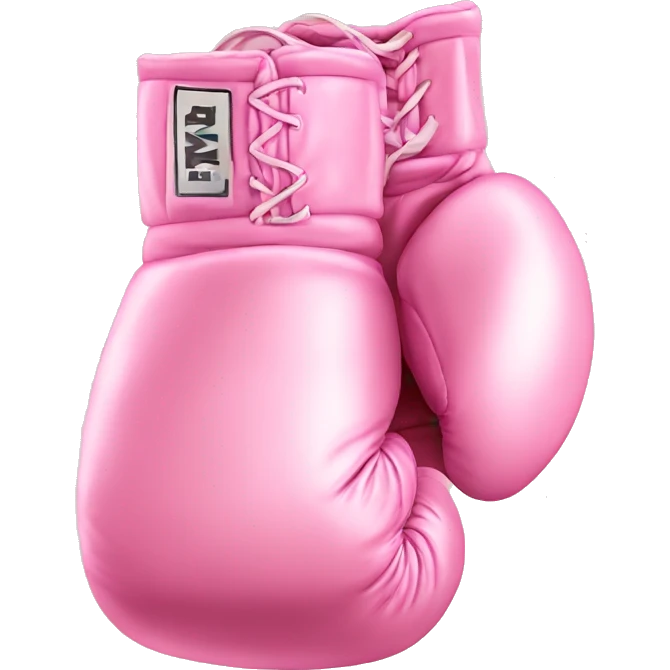 Light pink boxing glove  emoji