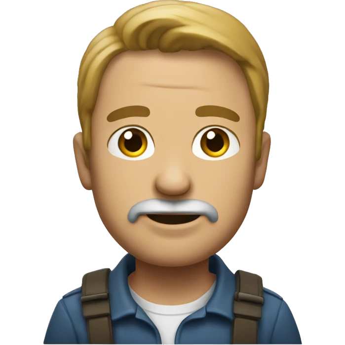 Un homme qui rit fort  emoji