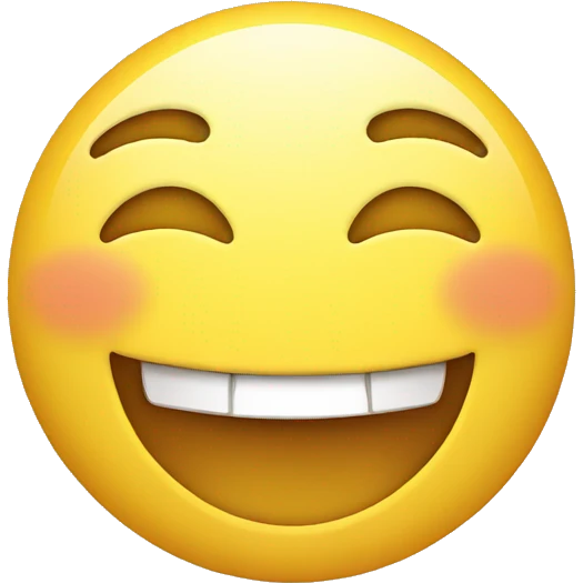 Smile face emoji