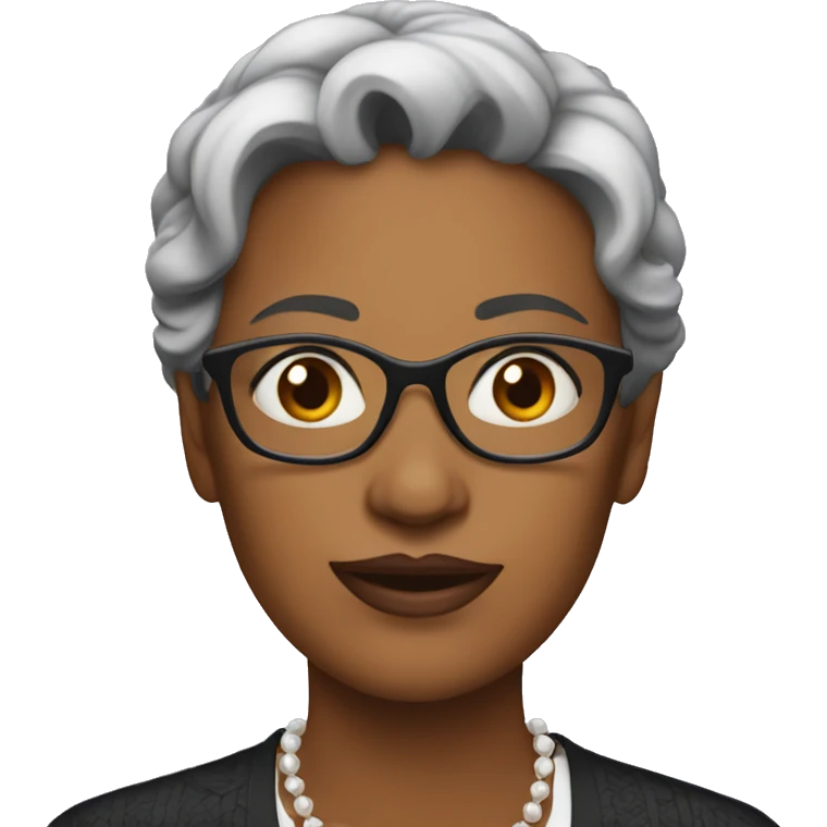 A sophisticated aunt emoji