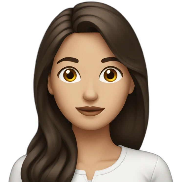 Brunette emoji