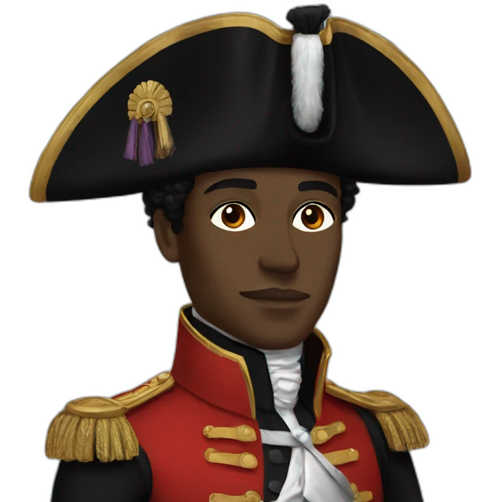 Black napoleon emoji