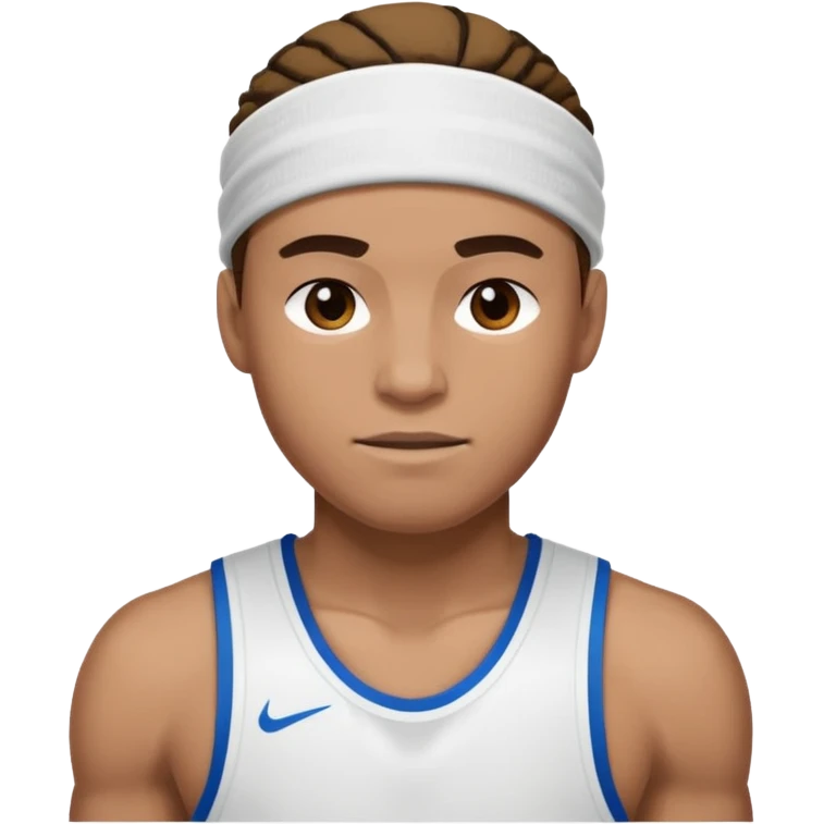 basketballer with sweatband emoji