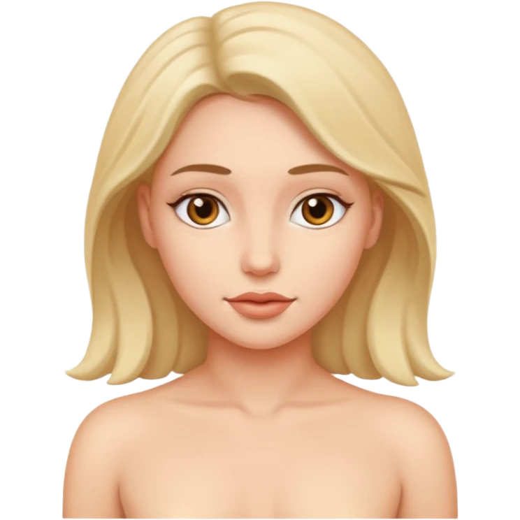 Domalmış çıplak kadın emoji