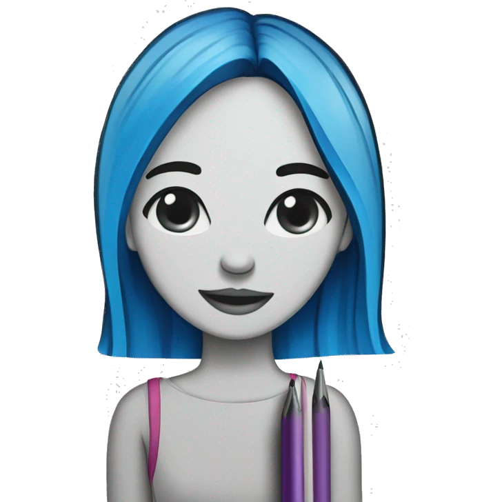 coloring with a felt-tip pen emoji