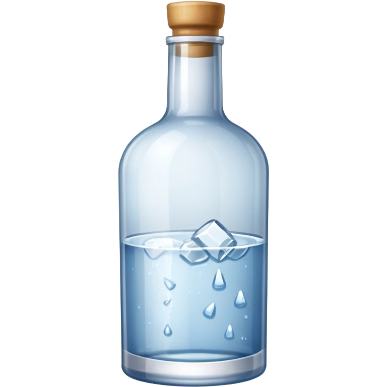 Vodka bottle emoji