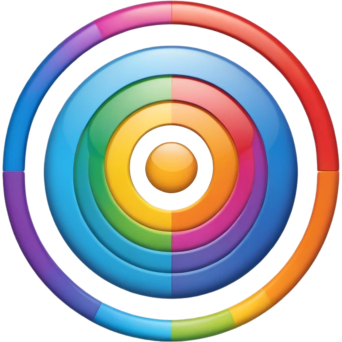 The TV Globo logo represents the Earth viewed through a television screen, symbolizing the global reach of television, with its iconic design featuring concentric circles and a central cutout, evolving over time with different colors as a rainbow emoji