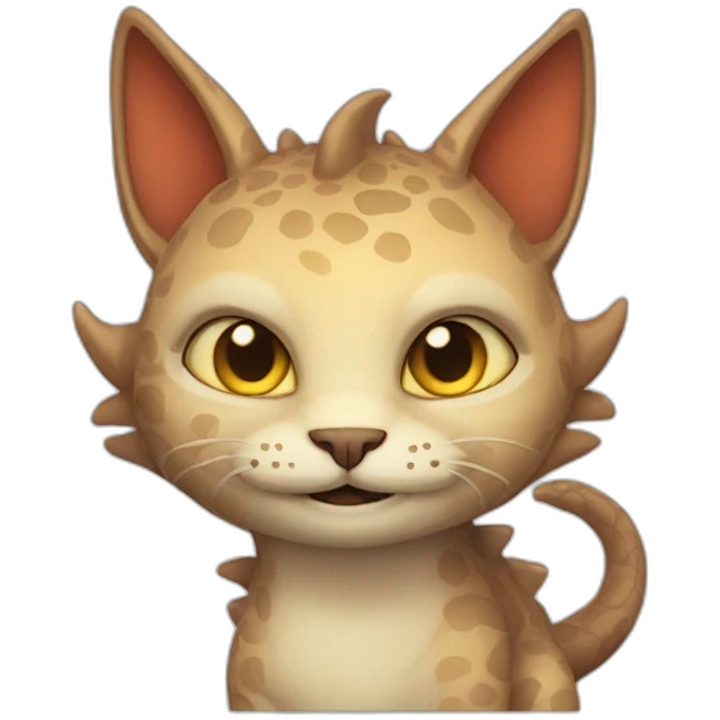 cat dragon  emoji