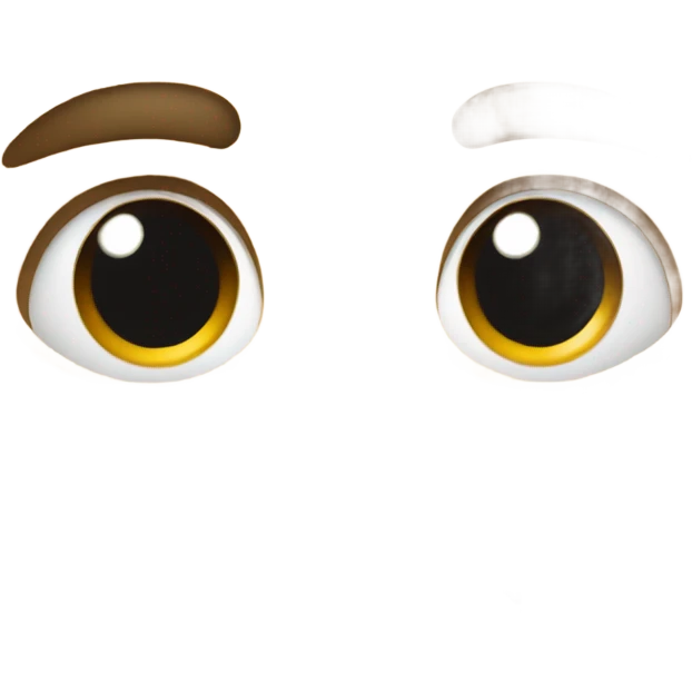 Sad annoyed face emoji