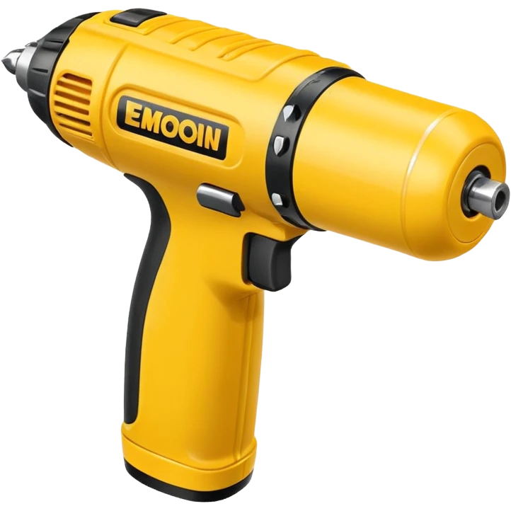 yellow commercial power drill emoji