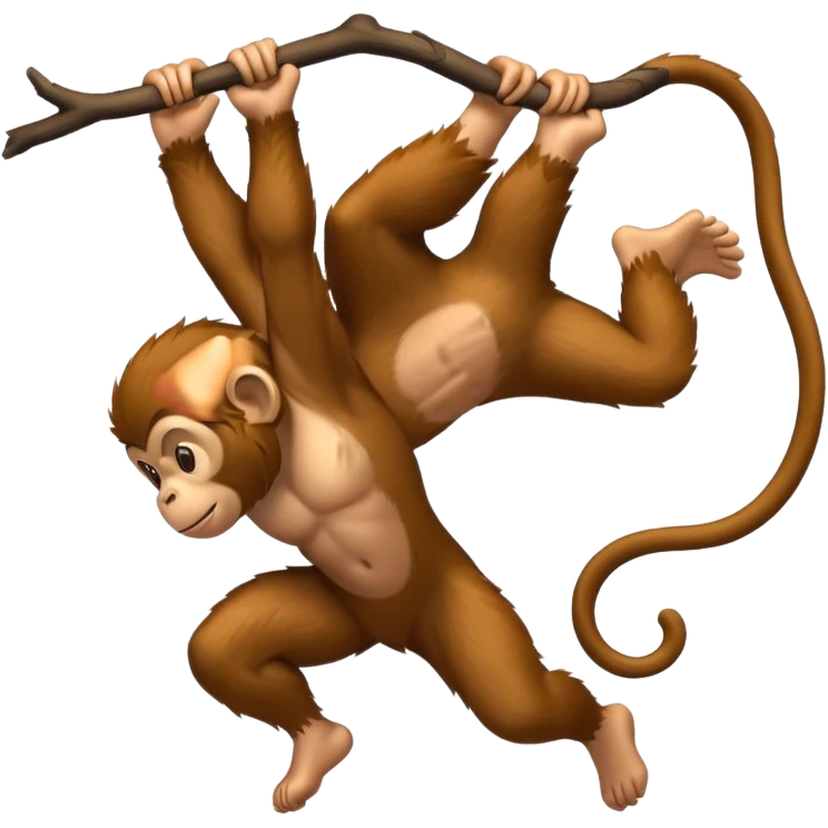 monkey climbing emoji
