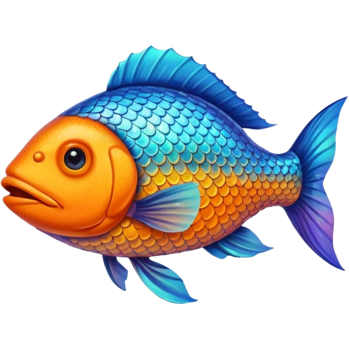 mustached fish emoji