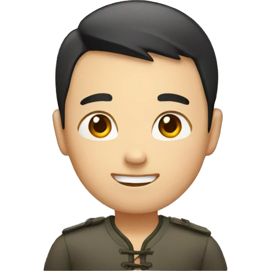 chinese guy say thanks emoji