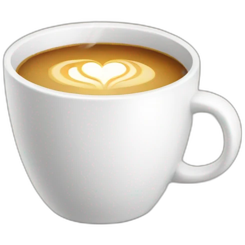 White coffee emoji