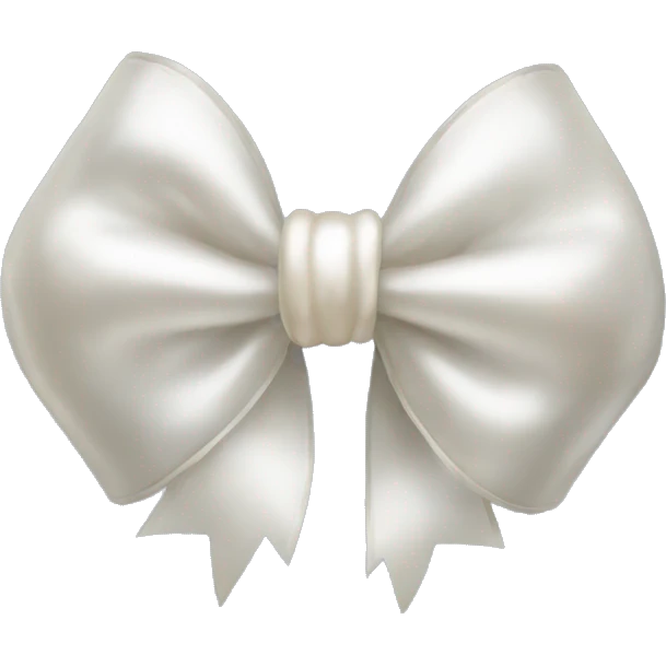 Pearl bow emoji
