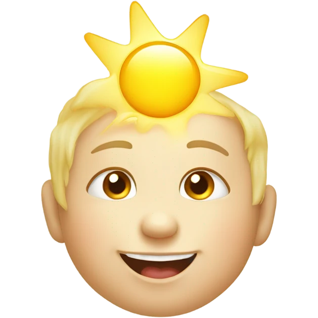 Baby sun  emoji