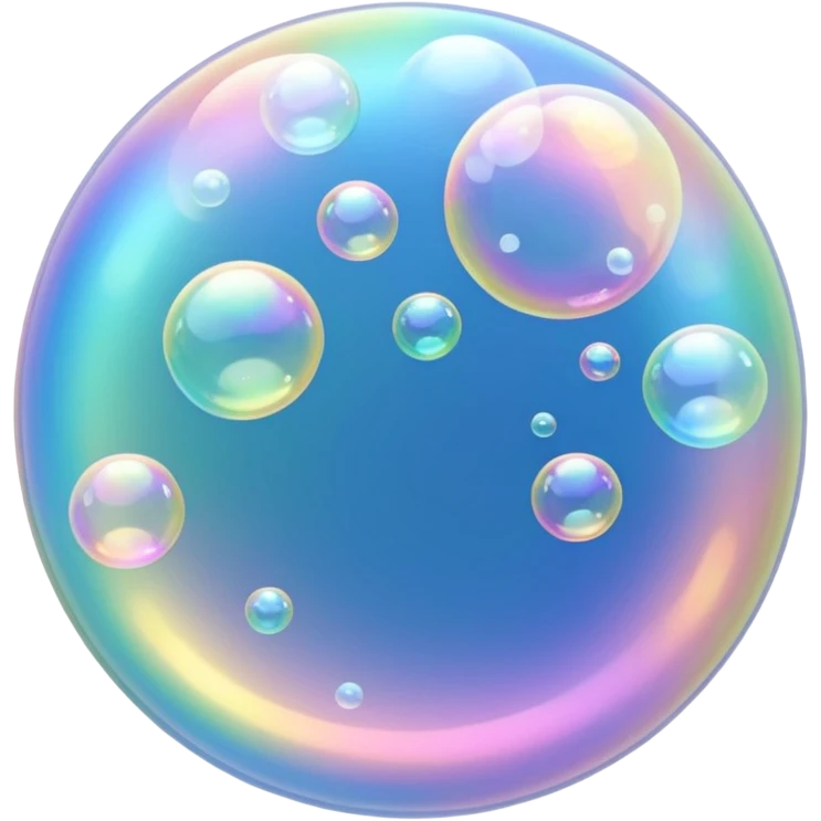 y2k dreamy soap bubbles emoji