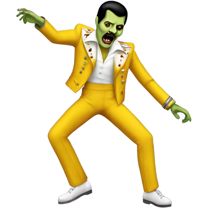 freddie mercury zombie dancing emoji