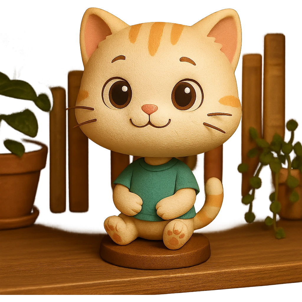 cute cat character emoji
