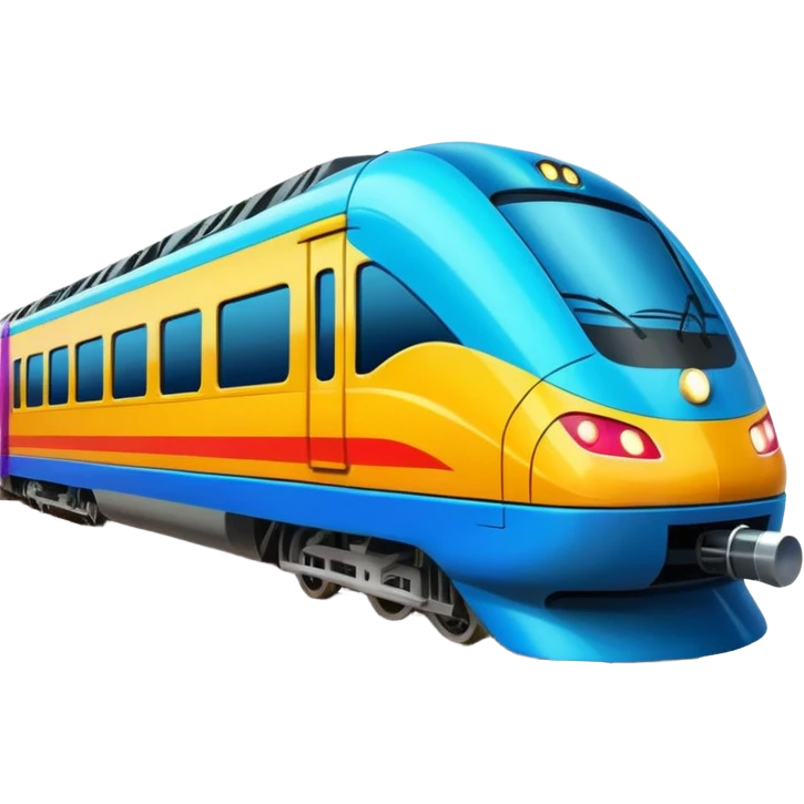 Make a train race emoji