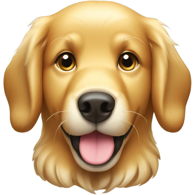 Golden Retriever Golden  emoji