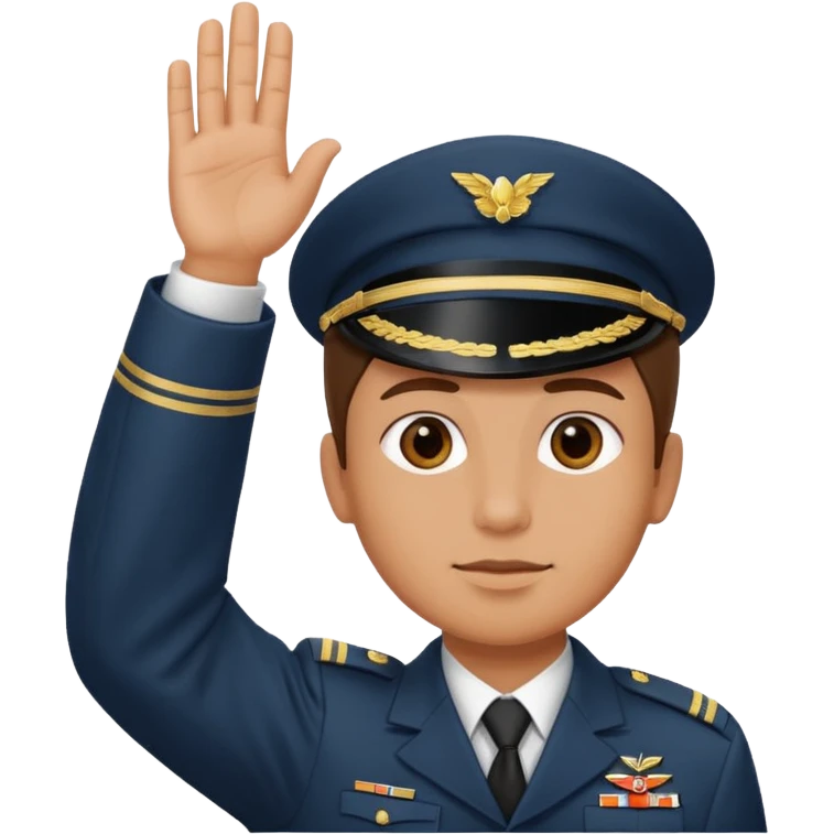 Salutieren mit linker hand emoji