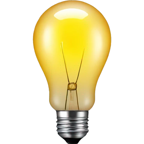 bulb emoji