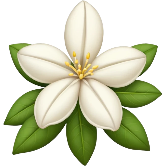 dry indian jasmine without leaf in emoji format emoji