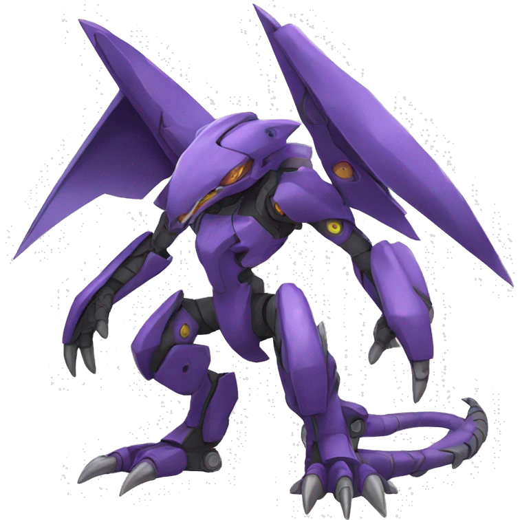  Cool Edgy Godly Futuristic Digimon-Fakemon-Genesect-Reptile full body emoji