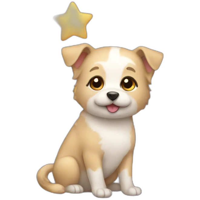 pet with stars emoji