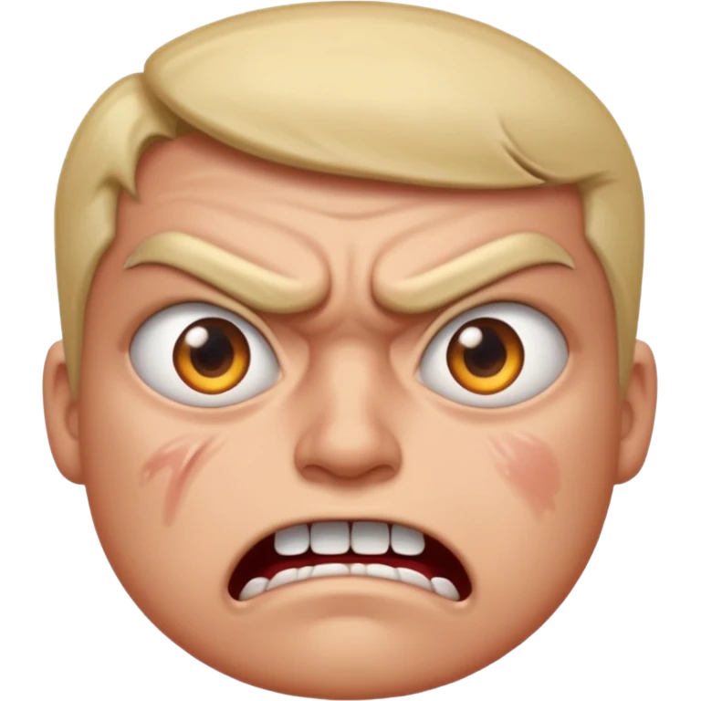 un personage qui rage devant un jeux video emoji