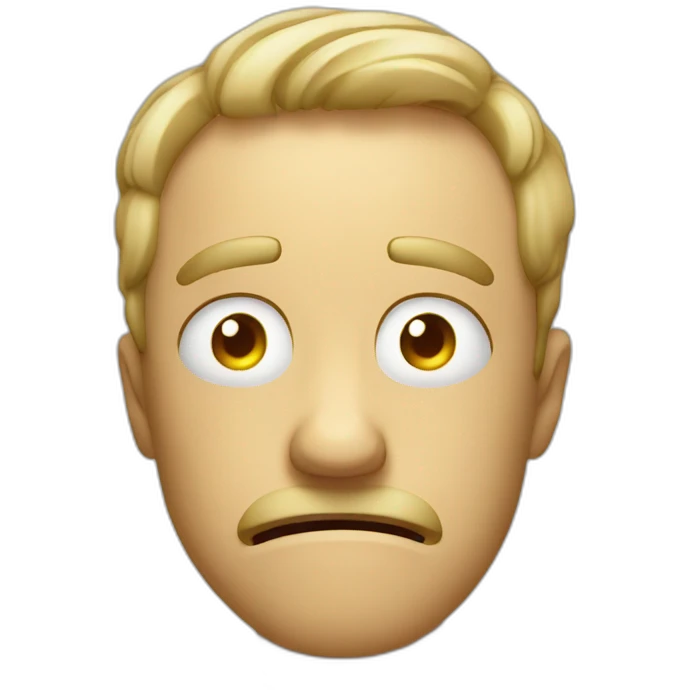 Frustrated to the point of drinking alcohal emoji