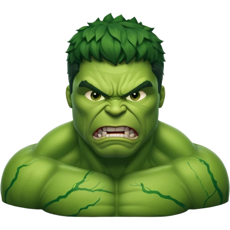 Angry hulk emoji
